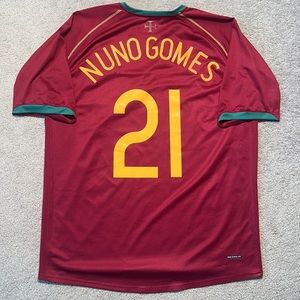 Nuno Gomes Portugal Nike 2006 Home Kit